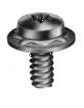 Phillips Square Cone® Steel Zinc Plated Pan Head Sem Screws